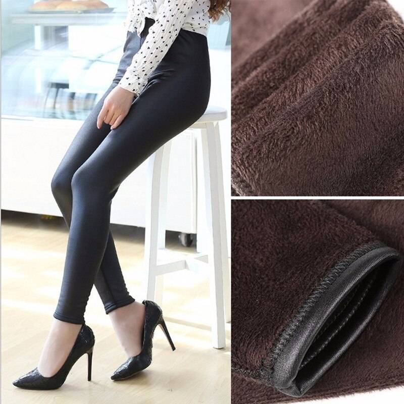 Winter leggings women autumn warm leggings Fake leather Velvet pants Stretch Skinny sexy thickening black Leggings Pants Winter leggings women autumn warm leggings Fake leather Velvet pants Stretch Skinny sexy thickening black Leggings Pants