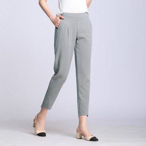Women Ankle Length Harem Pants Women's Fashion Bottoms