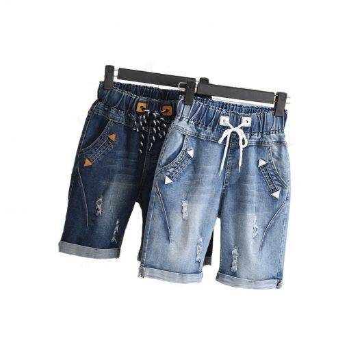 Women Summer Students Denim Shorts Denim
