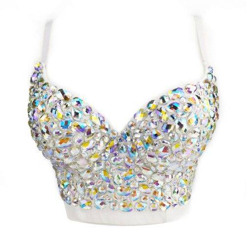 Women Shining Backless Bustier Top Women's Fashion Lingerie Bustiers & Corsets