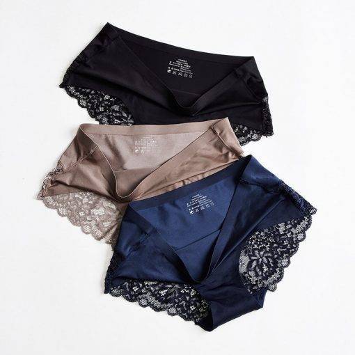 Women Seamless Sexy Lace Panties Women's Fashion Lingerie Panties
