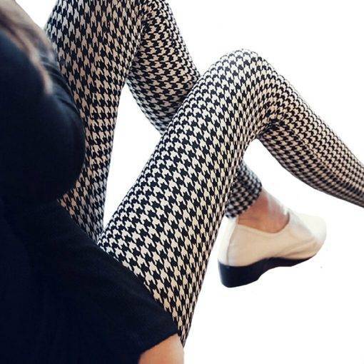 Floral Patterned Print Leggings Leggings Women's Fashion