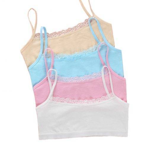 Cotton Underwear Training Bra Crop Top Girls' Fashion Tops
