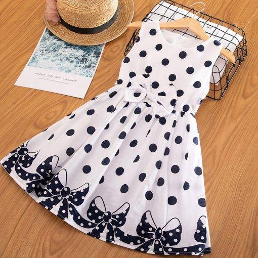 High Quality Polka-Dot Dress Girls' Fashion Dresses & Jumpsuits