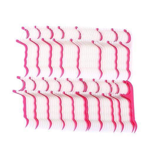 100 Pcs/Lot Disposable Dental Flosser Interdental Brush Teeth Stick Toothpicks Floss Pick Oral Gum Teeth Cleaning Care Health & Beauty Dental Care