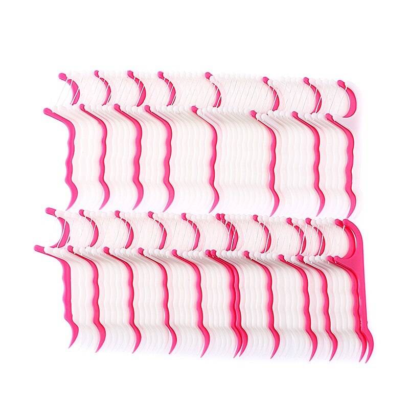 100 Pcs/Lot Disposable Dental Flosser Interdental Brush Teeth Stick Toothpicks Floss Pick Oral Gum Teeth Cleaning Care 100 Pcs/Lot Disposable Dental Flosser Interdental Brush Teeth Stick Toothpicks Floss Pick Oral Gum Teeth Cleaning Care
