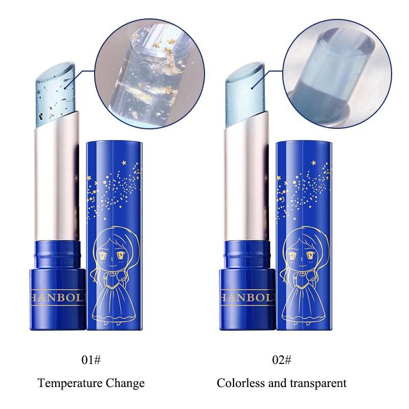 NEW Lip Balm Color Changing Moisturizing Gold Foil Lip Gloss Natural Long Lasting Lip Stick Lip Glaze Lip Makeup Lip Care Oil