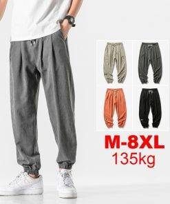 Big 8XL Men Casual Sweatpants Men's Fashion Bottoms 