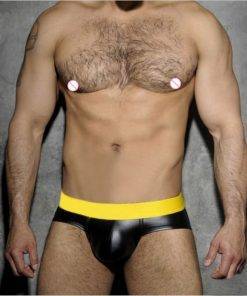 Men’s Cortex Leather Underpants Men's Fashion Outerwear 