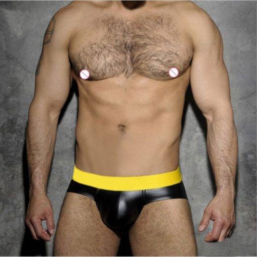 Men’s Cortex Leather Underpants Men's Fashion Outerwear