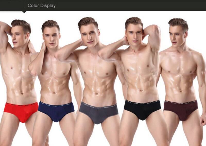 Hot Bamboo Fiber Men Breathable Underwear Sexy Comfortable Solid Briefs High Elasticity Male Underpants Cueca Calzoncillos Hot Bamboo Fiber Men Breathable Underwear Sexy Comfortable Solid Briefs High Elasticity Male Underpants Cueca Calzoncillos