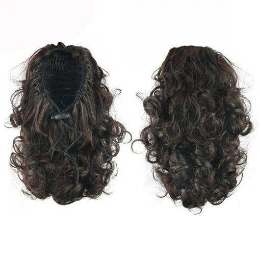 Short Curly Synthetic Hair Wigs Hair Extensions & Wigs Health & Beauty