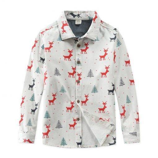 Boys Christmas Shirts Boys' Fashion Shirts