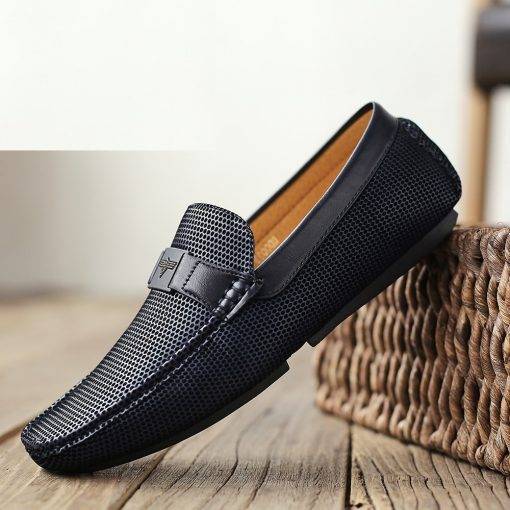 DECARSDZ 2021 Boat Shoes Men Fashion Spring Men Casual Shoes Design Classic Leather Moccasins Male Flats Footwear Loafer Shoes Shoes Men