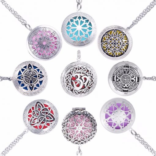 Aromatherapy Perfume Necklace Locket Fragrance