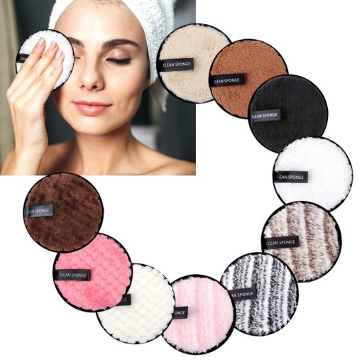 Reusable Puff Washable Cotton Pads Makeup Remover Health & Beauty Makeup