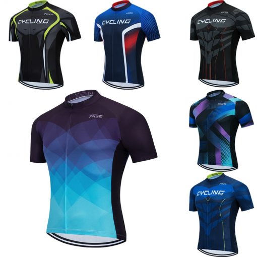 Man Short Sleeve Cycling Jersey Sportswear Cycling