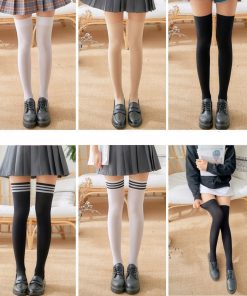 1 Pair Stripe Stockings Girls' Fashion Tights & Stockings 