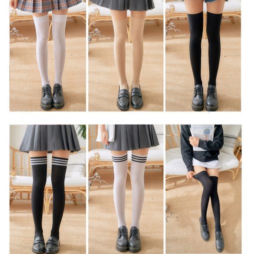 1 Pair Stripe Stockings Girls' Fashion Tights & Stockings