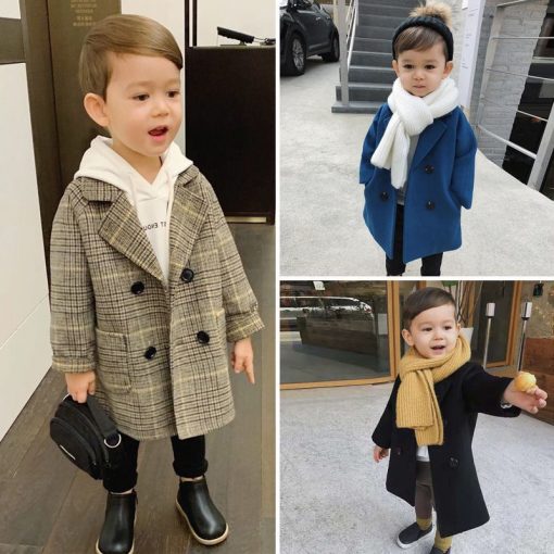 Boys fall Warm Autumn Coats Babies Outerwear