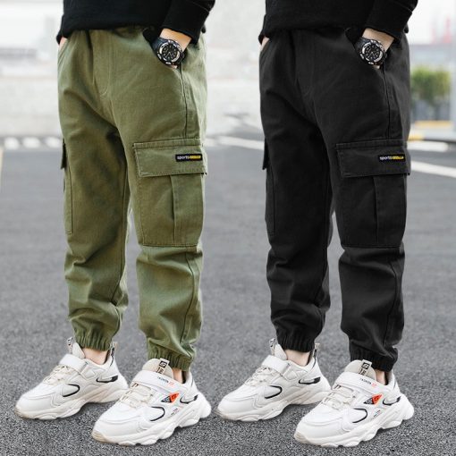Kids Casual Pants Long Trousers Boys' Fashion Pants