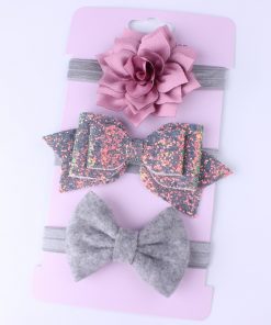 New 3pcs Baby Girls Headband Set Accessories 