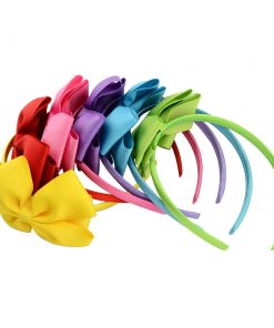1 Piece 20 colors Cute Bowknot Hair Band Accessories 