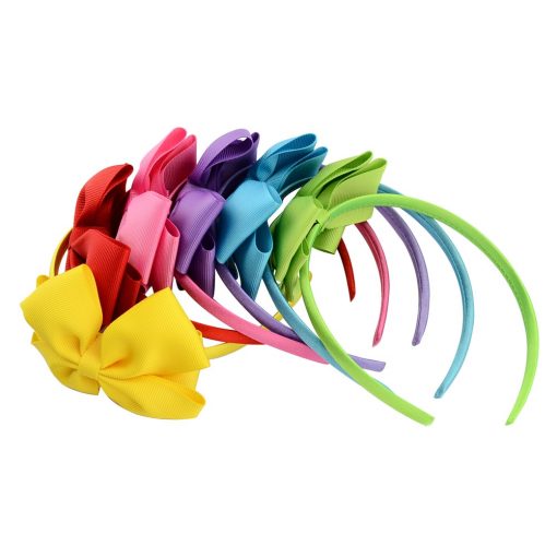 1 Piece 20 colors Cute Bowknot Hair Band Accessories