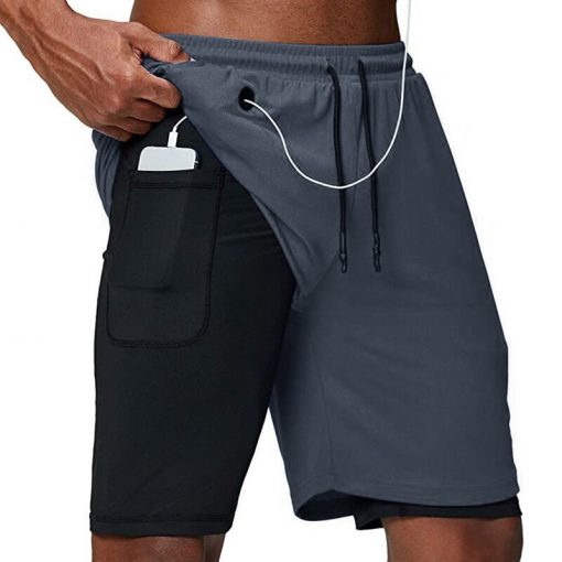 Men Fitness Gym Training Sports Shorts Sportswear Running