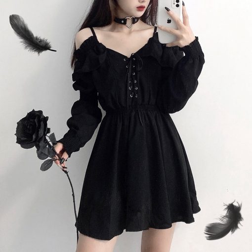 Women Dress Plus Size 4XL Lace Up Dresses