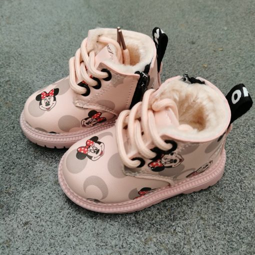 Girls Cotton Snow Boots