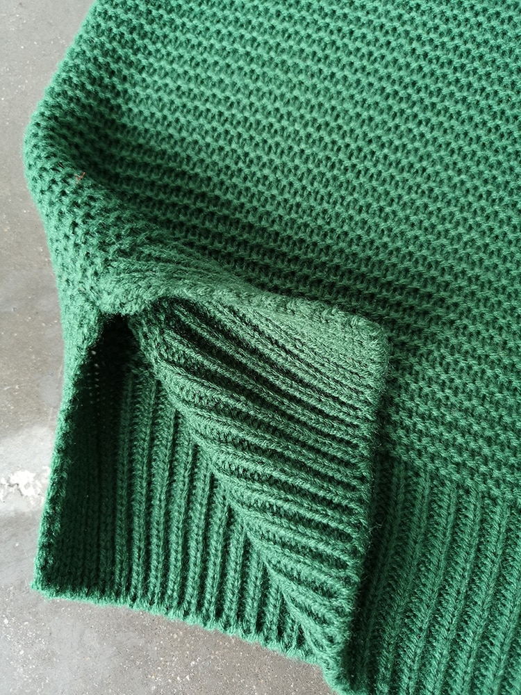 2021 Women Pullover Turtle Neck Autumn Winter Clothes Warm Knitted Oversized Turtleneck Sweater For Women's Green Tops Woman 2021 Women Pullover Turtle Neck Autumn Winter Clothes Warm Knitted Oversized Turtleneck Sweater For Women's Green Tops Woman