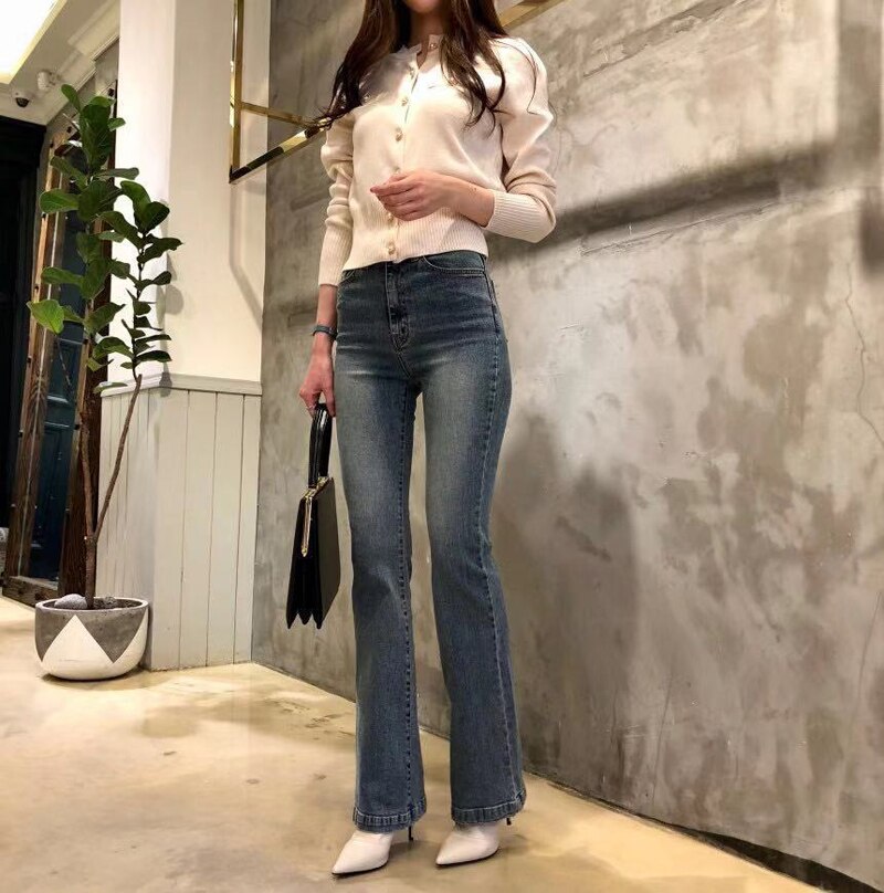 JMPRS Fashion Women Cardigan Sweater Spring Knitted Long Sleeve Short Coat Casual Single Breasted Korean Slim Chic Ladies Top