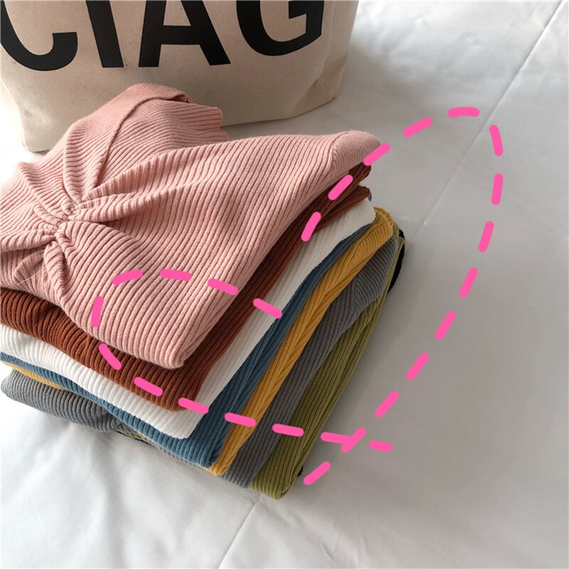 JMPRS Sexy V Neck Women Sweater Autumn Knitted Pullover Jumper Chic Soft Korean Slim Long Sleeve Female Basic Top New 2021