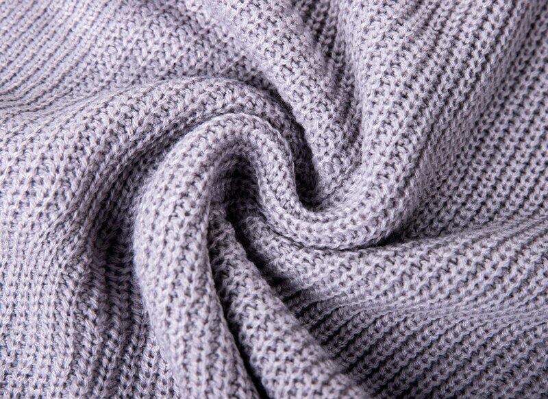 Zoki Women Knitted Cardigans Sweater Fashion Autumn Long Sleeve Loose Coat Casual Button Thick V Neck Solid Female Tops 2021