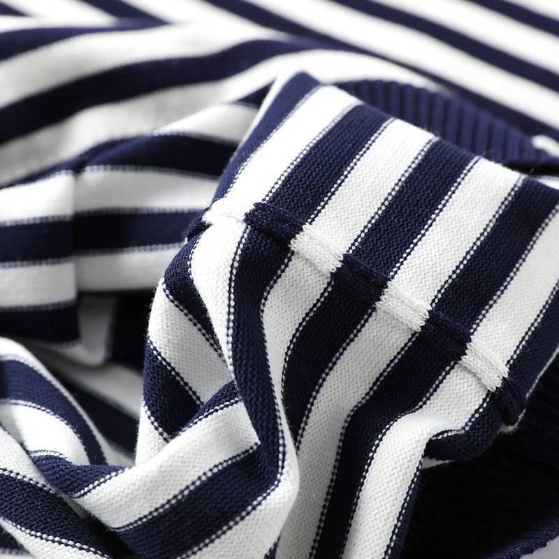 2021 Autumn Winter Long Sleeve Striped Pullover Women Sweater Knitted Sweaters O-Neck Tops Korean Pull Femme Jumper Female White 2021 Autumn Winter Long Sleeve Striped Pullover Women Sweater Knitted Sweaters O-Neck Tops Korean Pull Femme Jumper Female White