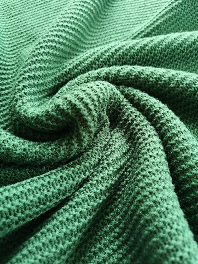 2021 Women Pullover Turtle Neck Autumn Winter Clothes Warm Knitted Oversized Turtleneck Sweater For Women's Green Tops Woman 2021 Women Pullover Turtle Neck Autumn Winter Clothes Warm Knitted Oversized Turtleneck Sweater For Women's Green Tops Woman