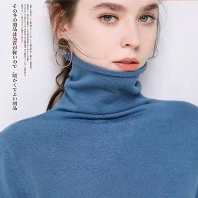 Autumn Soft Cashmere turtleneck Pullovers Sweaters female Winter 2021 Korean Slim-fit pull sweater womens clothing Pullovers
