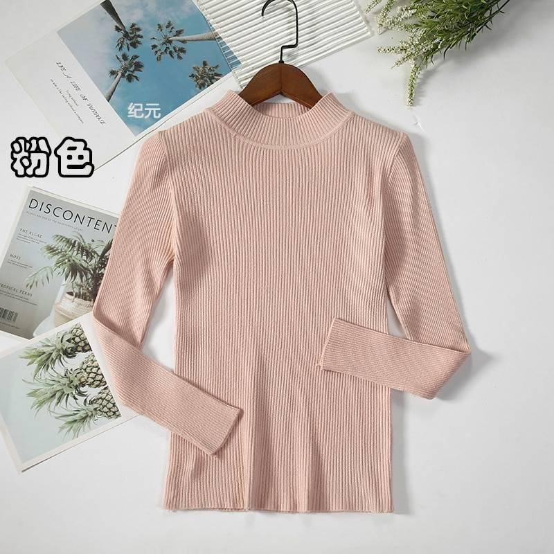 Bornladies Autumn Winter Basic Turtleneck Knitting Bottoming Warm Sweaters 2021 Women's Pullovers Solid Minimalist Cheap Tops Bornladies Autumn Winter Basic Turtleneck Knitting Bottoming Warm Sweaters 2021 Women's Pullovers Solid Minimalist Cheap Tops