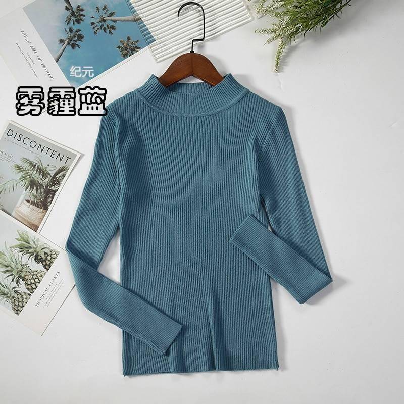 Bornladies Autumn Winter Basic Turtleneck Knitting Bottoming Warm Sweaters 2021 Women's Pullovers Solid Minimalist Cheap Tops Bornladies Autumn Winter Basic Turtleneck Knitting Bottoming Warm Sweaters 2021 Women's Pullovers Solid Minimalist Cheap Tops