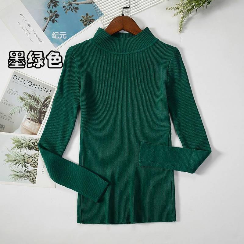 Bornladies Autumn Winter Basic Turtleneck Knitting Bottoming Warm Sweaters 2021 Women's Pullovers Solid Minimalist Cheap Tops Bornladies Autumn Winter Basic Turtleneck Knitting Bottoming Warm Sweaters 2021 Women's Pullovers Solid Minimalist Cheap Tops