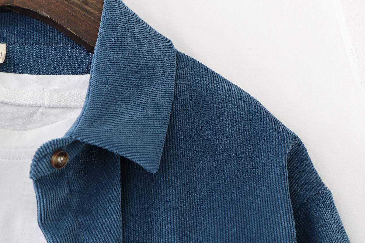 Corduroy Women Blouses Shirts Tunic Womens Tops And Blouses 2021 Womenswear Long Sleeve Clothing Button Up Down Loose White New