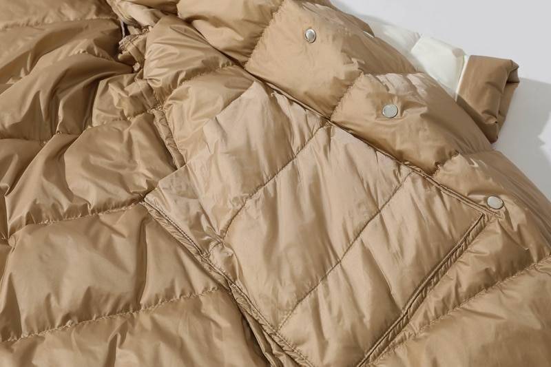 Fitaylor 2021 Winter Women Turtleneck White Duck Down Coat Double Breasted Warm Parkas Double Sided Down Long Jacket Fitaylor 2021 Winter Women Turtleneck White Duck Down Coat Double Breasted Warm Parkas Double Sided Down Long Jacket