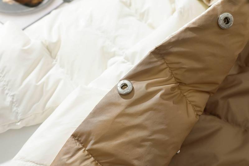 Fitaylor 2021 Winter Women Turtleneck White Duck Down Coat Double Breasted Warm Parkas Double Sided Down Long Jacket Fitaylor 2021 Winter Women Turtleneck White Duck Down Coat Double Breasted Warm Parkas Double Sided Down Long Jacket