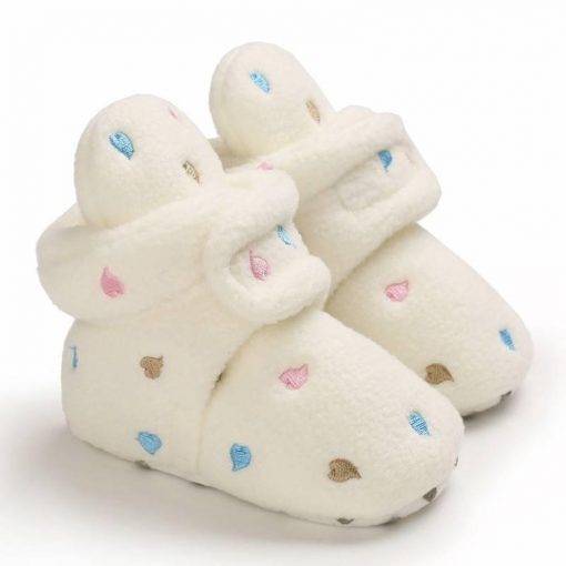 Infant Baby Toddler Shoes Winter Warm Ankle Boots for Girls Cotton Round Toe Booties Boys Snow Boots Kids Soft Fashion Shoes Shoes Kids