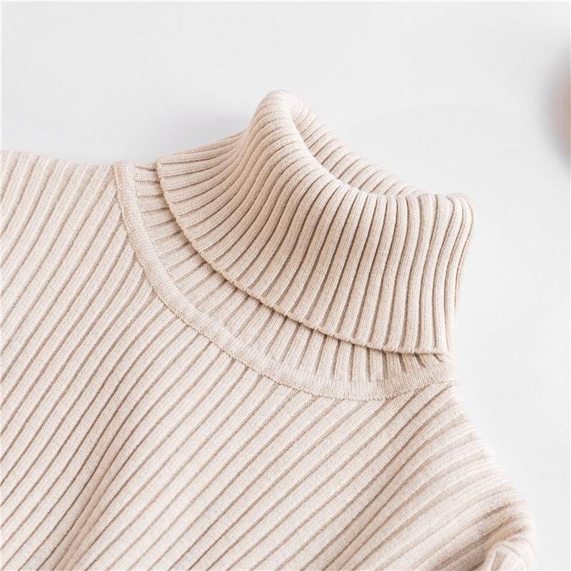 On Sale Pullover 2021 Autumn Winter Women Knitted Foldover Turtleneck Sweater Casual Rib Jumper Throat Female Pull Clothing Coat On Sale Pullover 2021 Autumn Winter Women Knitted Foldover Turtleneck Sweater Casual Rib Jumper Throat Female Pull Clothing Coat