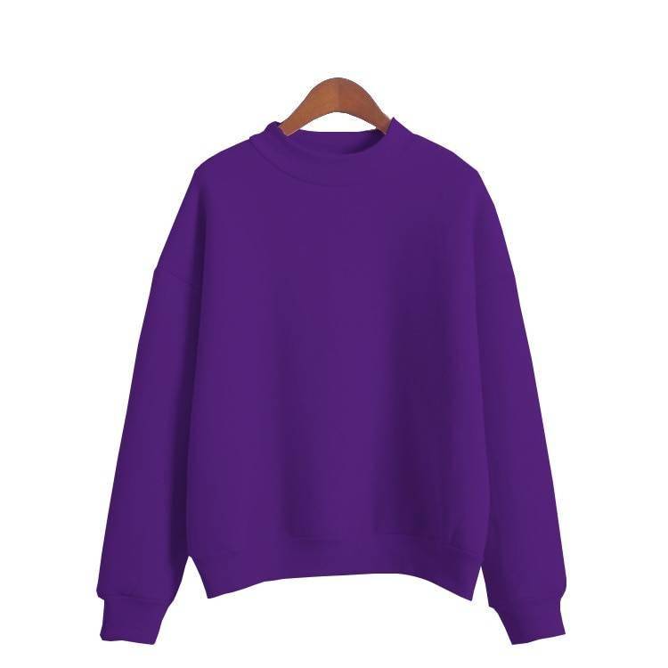 Woman Sweatshirts 2021 Sweet Korean O-neck Knitted Pullovers Thick Autumn Winter Candy Color Loose Hoodies Solid Womens Clothing Woman Sweatshirts 2021 Sweet Korean O-neck Knitted Pullovers Thick Autumn Winter Candy Color Loose Hoodies Solid Womens Clothing