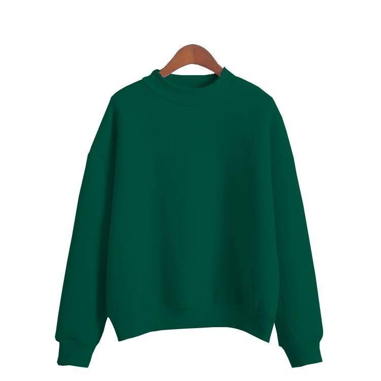 Woman Sweatshirts 2021 Sweet Korean O-neck Knitted Pullovers Thick Autumn Winter Candy Color Loose Hoodies Solid Womens Clothing Woman Sweatshirts 2021 Sweet Korean O-neck Knitted Pullovers Thick Autumn Winter Candy Color Loose Hoodies Solid Womens Clothing