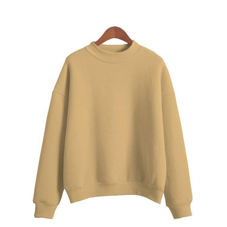 Woman Sweatshirts 2021 Sweet Korean O-neck Knitted Pullovers Thick Autumn Winter Candy Color Loose Hoodies Solid Womens Clothing Woman Sweatshirts 2021 Sweet Korean O-neck Knitted Pullovers Thick Autumn Winter Candy Color Loose Hoodies Solid Womens Clothing