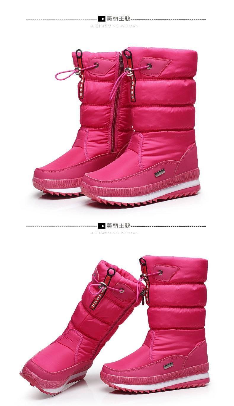 Women Snow Boots Winter Female Boots Thick Plush Waterproof non-slip Thigh High Boots Fashion Warm Fur Woman Winter Shoes 2021 Women Snow Boots Winter Female Boots Thick Plush Waterproof non-slip Thigh High Boots Fashion Warm Fur Woman Winter Shoes 2021